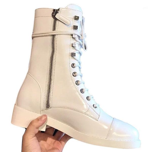 boots sports low heel lace up mid-calf rivets motorcycle for girls long slim tube zipper shoes1, Black
boots sports low heel lace up mid-calf rivets motorcycle for girls long slim tube zipper shoes1, Black