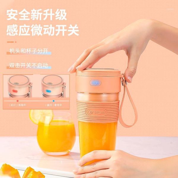 2 blades 300ml portable electric fruit juicer home usb rechargeable smoothie maker blenders machine sports bottle juicing cup1
2 blades 300ml portable electric fruit juicer home usb rechargeable smoothie maker blenders machine sports bottle juicing cup1