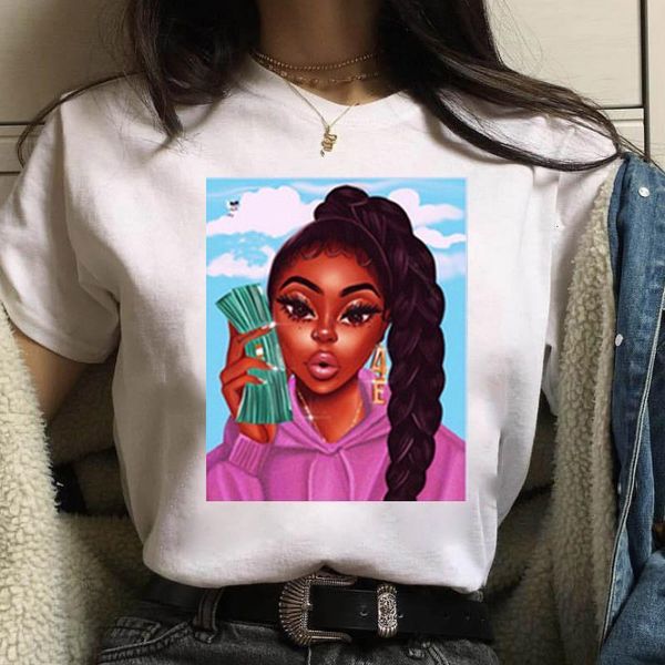 black girl t-shirt make money not friends tshirt femme melanin shirt women vogue t shirt hipster women tshirt, White
black girl t-shirt make money not friends tshirt femme melanin shirt women vogue t shirt hipster women tshirt, White