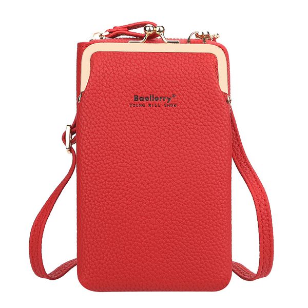 baellerry messenger bag ladies vertical joker shoulder bag fashion lychee mobile phone bag korean wallet women, Red;black
baellerry messenger bag ladies vertical joker shoulder bag fashion lychee mobile phone bag korean wallet women, Red;black