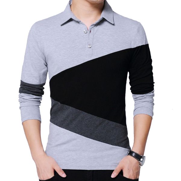 goods in great demandplus size 5xl new 2020 men's spring autumn long sleeve male fit casual fashion slim fitted polo shirts, White;black 
goods in great demandplus size 5xl new 2020 men's spring autumn long sleeve male fit casual fashion slim fitted polo shirts, White;black