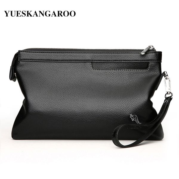 yues kangaroo brand leather envelope men clutch bag for phone high capacity purse male clutch wristbands zipper mens long wallet c1115, Red;black
yues kangaroo brand leather envelope men clutch bag for phone high capacity purse male clutch wristbands zipper mens long wallet c1115, Red;black