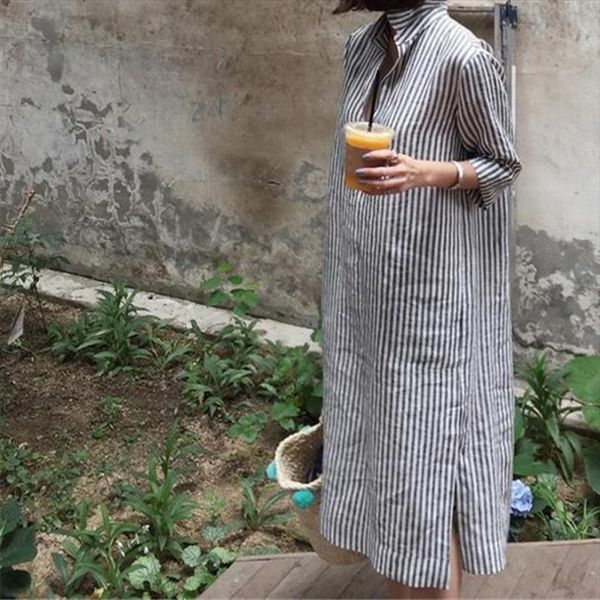 ladies casual shirt women blouses turn down collar shirt casual tunic feminine womens large loose sleeves striped shirt, White
ladies casual shirt women blouses turn down collar shirt casual tunic feminine womens large loose sleeves striped shirt, White