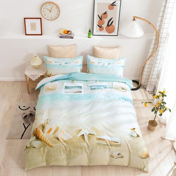 beach bedding set with pillowcase shell duvet cover sets bed linen sheet single double king size quilt covers bedclothes
beach bedding set with pillowcase shell duvet cover sets bed linen sheet single double king size quilt covers bedclothes