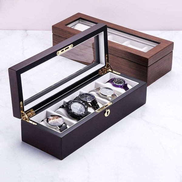 case storage box wooden jewelry watch string collection household display wooden box simple watch case watch collection 5 sets, Slivery;brown
case storage box wooden jewelry watch string collection household display wooden box simple watch case watch collection 5 sets, Slivery;brown