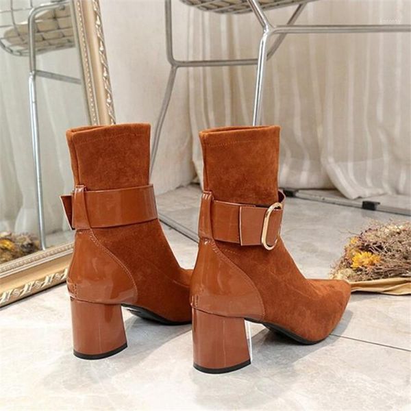 boots autumn/winter women's british style fashion belt buckle wild was thin high-heeled pointed1, Black
boots autumn/winter women's british style fashion belt buckle wild was thin high-heeled pointed1, Black
