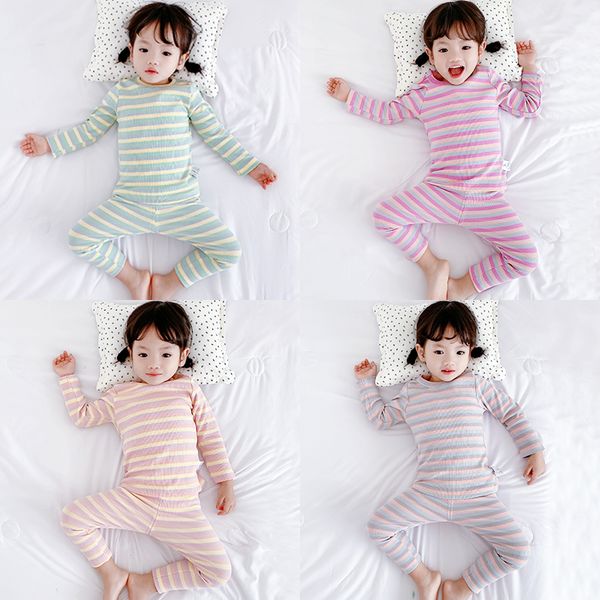 children's pajamas boys autumn and winter long sleeve summer clothes girls' home wear sets, White
children's pajamas boys autumn and winter long sleeve summer clothes girls' home wear sets, White