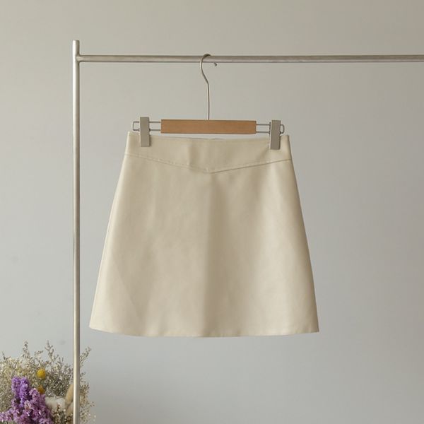 retro women's autumn new solid color high waist slimming matte simple pu leather skirt 4577 q1209, Black
retro women's autumn new solid color high waist slimming matte simple pu leather skirt 4577 q1209, Black