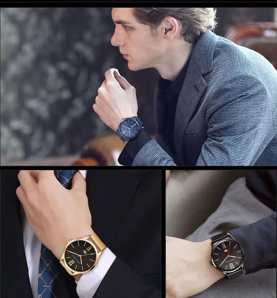 new mens watches male fashion brand luxury stainless steel blue quartz watch men casual sport waterproof watch relojes, Slivery;brown
new mens watches male fashion brand luxury stainless steel blue quartz watch men casual sport waterproof watch relojes, Slivery;brown