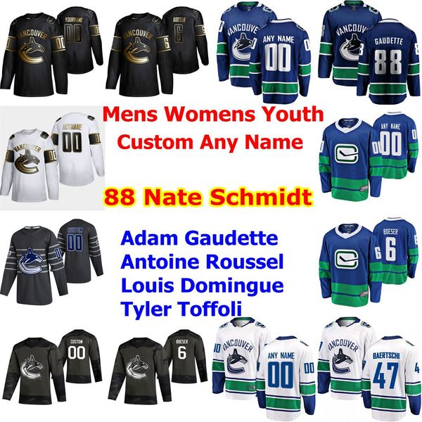 vancouver canucks golden edition hockey jersey 88 nate schmidt jersey elias pettersson quinn hughes brock boeser henrik sedin custom stitche, Black;red
vancouver canucks golden edition hockey jersey 88 nate schmidt jersey elias pettersson quinn hughes brock boeser henrik sedin custom stitche, Black;red