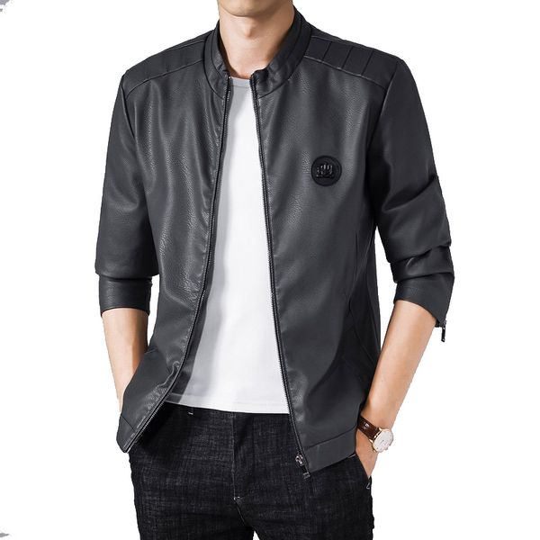print patch designs mens winter leather jacket o-neck black fleece coat homme pu zipper leather jacket men's clothing big size, Black;brown
print patch designs mens winter leather jacket o-neck black fleece coat homme pu zipper leather jacket men's clothing big size, Black;brown