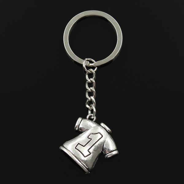 fashion 30mm key ring metal key chain keychain jewelry antique bronze silver color plated no.1 football clothes 25x26mm pendant
fashion 30mm key ring metal key chain keychain jewelry antique bronze silver color plated no.1 football clothes 25x26mm pendant