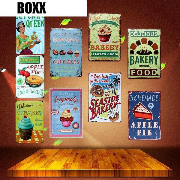 delicious cupcakes metal painting tin signs home made apple pie wall decor cafe living room seaside bakery vintage plaque
delicious cupcakes metal painting tin signs home made apple pie wall decor cafe living room seaside bakery vintage plaque