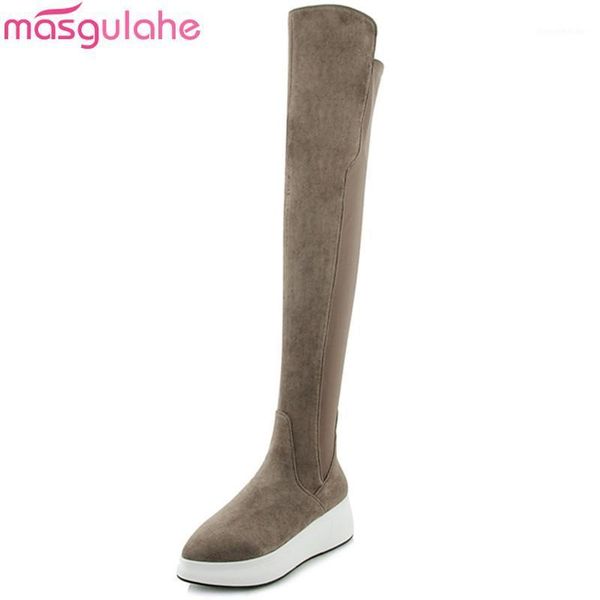 boots masgulahe fashion 2021 over the knee pointed toe zip stretch fabric+suede leather flat wit thight height1, Black
boots masgulahe fashion 2021 over the knee pointed toe zip stretch fabric+suede leather flat wit thight height1, Black