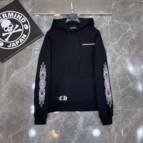 cross 20ss net red sanskrit heavy industry embroidery horseshoe flower arm hooded sweater, Black
cross 20ss net red sanskrit heavy industry embroidery horseshoe flower arm hooded sweater, Black