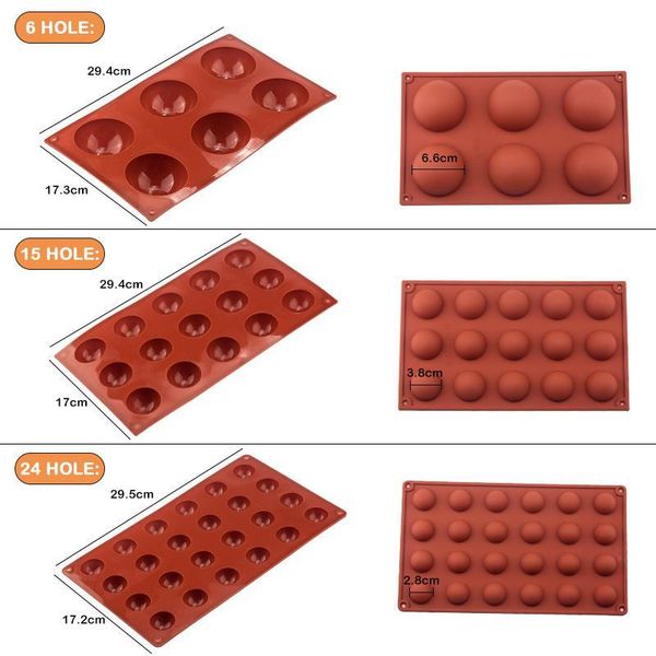 ball sphere silicone mold for cake pastry baking chocolate candy fondant bakeware round shape dessert mould diy decorating sale
ball sphere silicone mold for cake pastry baking chocolate candy fondant bakeware round shape dessert mould diy decorating sale