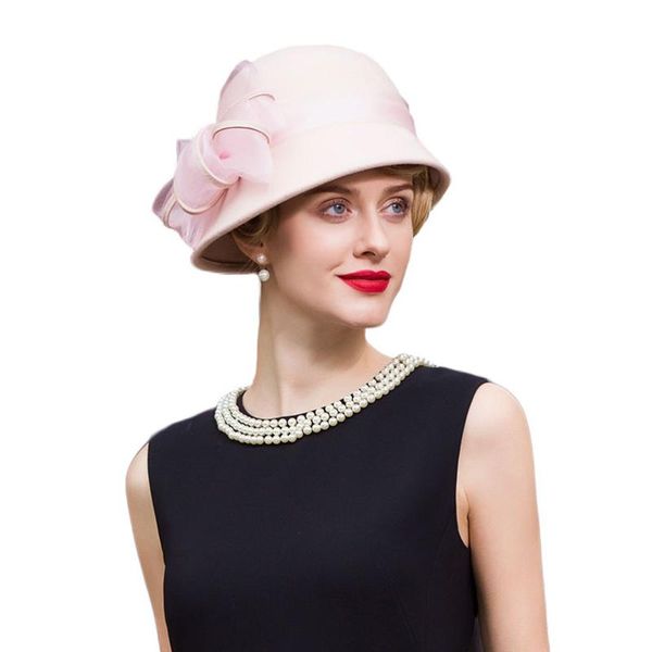fs 100% wool felt hats pink autumn hat women wide brim fedora ladies elegant bow bowler formal for fashion black cloche hats, Black;white
fs 100% wool felt hats pink autumn hat women wide brim fedora ladies elegant bow bowler formal for fashion black cloche hats, Black;white