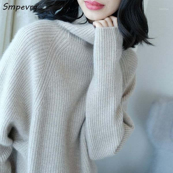 smpevrg autumn winter new women sweaters and pullovers long sleeve high neck warm cashmere sweater women knitted pullover female1, White;black
smpevrg autumn winter new women sweaters and pullovers long sleeve high neck warm cashmere sweater women knitted pullover female1, White;black
