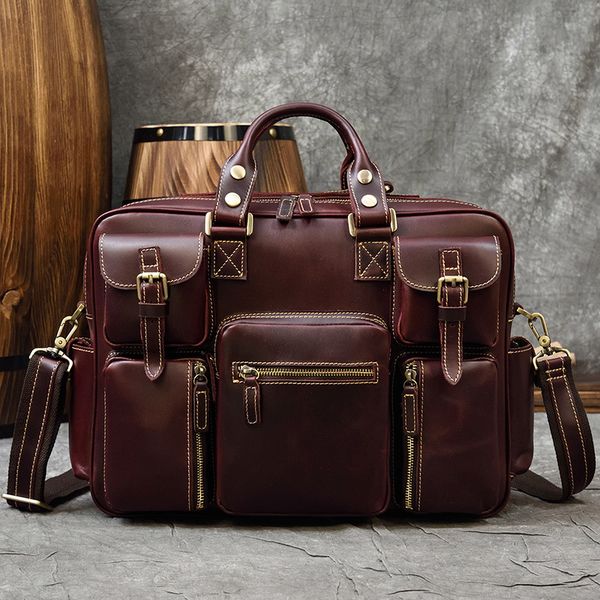 maheu leather suitcase in the form of vintage 15 handheld polegada handbag bag use genuine double case
maheu leather suitcase in the form of vintage 15 handheld polegada handbag bag use genuine double case