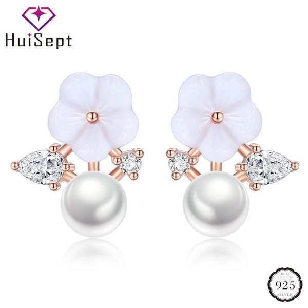 huispet pearl earrings for women 925 silver jewelry zircon gemstone flower shape drop earring accessories wedding engagement
huispet pearl earrings for women 925 silver jewelry zircon gemstone flower shape drop earring accessories wedding engagement