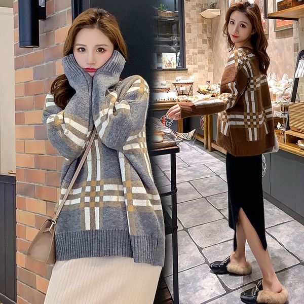pregnant women's suit autumn winter sweater half skirt going out foreign style show thin net red two piece fashion mom, White
pregnant women's suit autumn winter sweater half skirt going out foreign style show thin net red two piece fashion mom, White