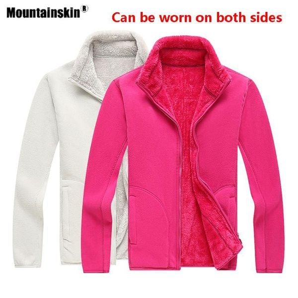 mountainskin winter men women's fleece can be worn on both sides hiking jackets outdoor sport warm skiing coats va8581, Blue;black
mountainskin winter men women's fleece can be worn on both sides hiking jackets outdoor sport warm skiing coats va8581, Blue;black
