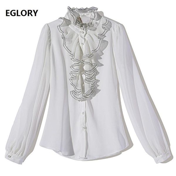 brand blouse shirt 2021 spring summer blouses women ruffle deco long sleeve elegant silk shirt white black xl
brand blouse shirt 2021 spring summer blouses women ruffle deco long sleeve elegant silk shirt white black xl
