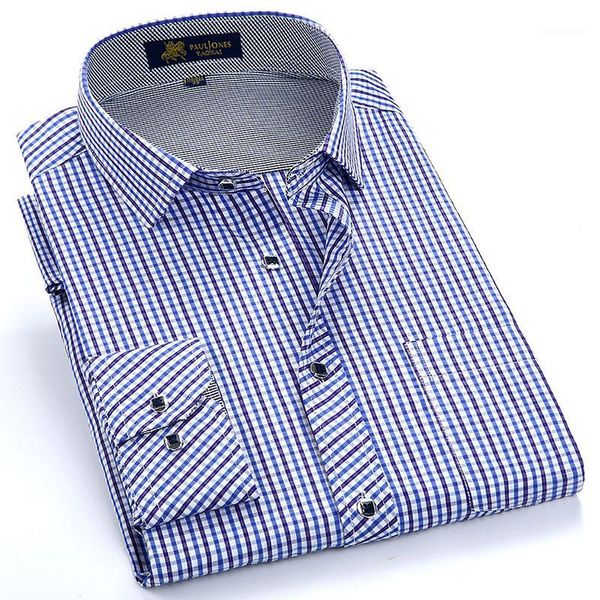 men's long-sleeve regular-fit plaid checkered dress shirts single patch pocket button-up thin gingham casual blouse shirt1, White;black
men's long-sleeve regular-fit plaid checkered dress shirts single patch pocket button-up thin gingham casual blouse shirt1, White;black