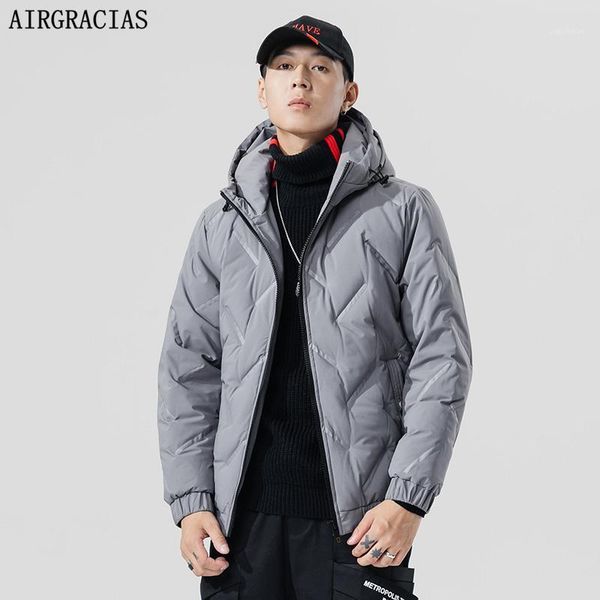 airgracias 2019 new down jacket men winter thicken warm 80% white duck down hooded man solid color coat1, Black
airgracias 2019 new down jacket men winter thicken warm 80% white duck down hooded man solid color coat1, Black