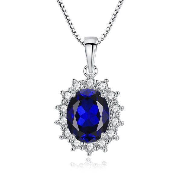 new s925 pure silver necklace kashmir velvet blue pendant princess diana gem necklace 925 sterling silver pendant for woman 
new s925 pure silver necklace kashmir velvet blue pendant princess diana gem necklace 925 sterling silver pendant for woman