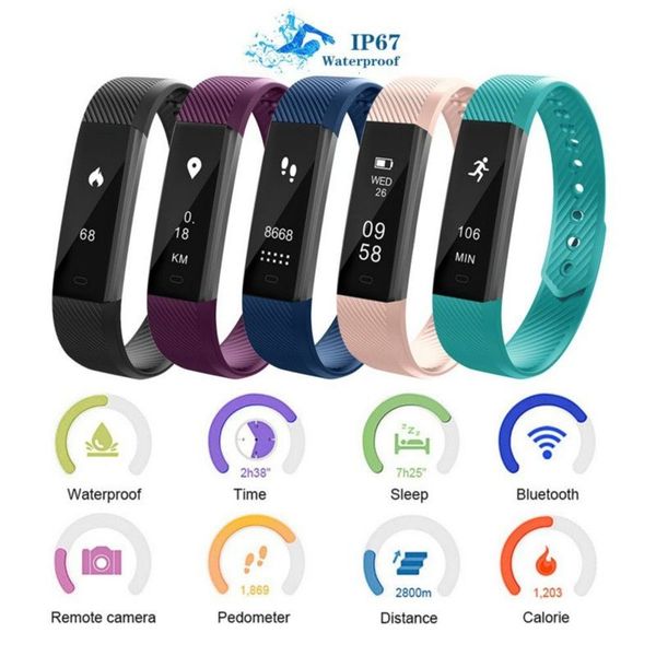 smart bracelet, bluetooth tracker, fitns step counter, wrist watch and vibration alarm clock of ios android mobile phone
smart bracelet, bluetooth tracker, fitns step counter, wrist watch and vibration alarm clock of ios android mobile phone