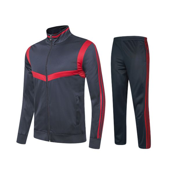 2021 custom football training clothing jacket new running casual sportswear suit men and women children set, Gray
2021 custom football training clothing jacket new running casual sportswear suit men and women children set, Gray