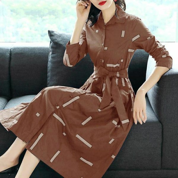 casual dresses women's spring autumn style dress printed turn-down collar lace up long sleeve button korean 34051, Black;gray
casual dresses women's spring autumn style dress printed turn-down collar lace up long sleeve button korean 34051, Black;gray