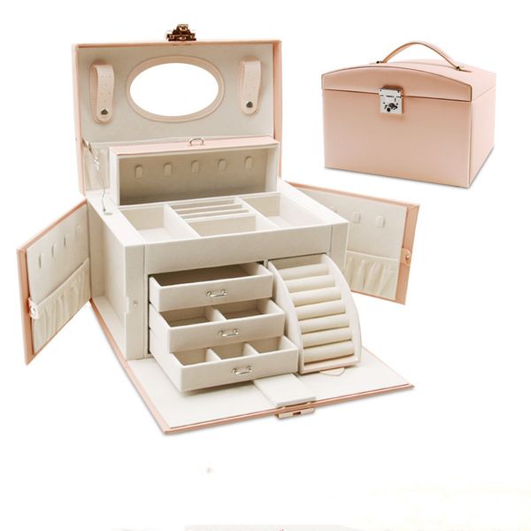 pu leather box casket multi-layer women jewelry container storage case with mirror quality q1130
pu leather box casket multi-layer women jewelry container storage case with mirror quality q1130