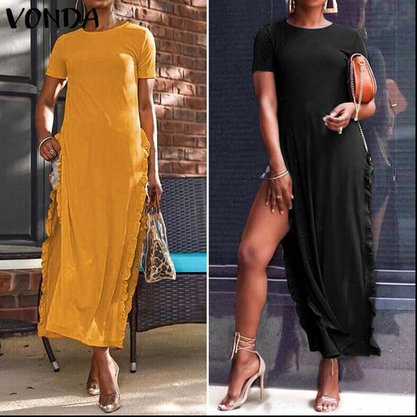 vonda summer beach women long blouse bohemian split hem long party shirts casual tunic plus size blusas s 5xl, White
vonda summer beach women long blouse bohemian split hem long party shirts casual tunic plus size blusas s 5xl, White