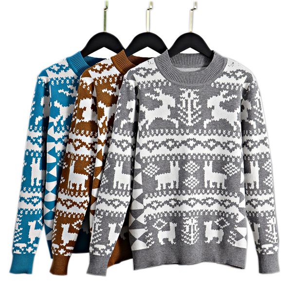gigogou nordic style women's sweater 2020 autumn winter pullovers jacquard knit thick warm crew neck christmas sweaters pull c1120, White;black
gigogou nordic style women's sweater 2020 autumn winter pullovers jacquard knit thick warm crew neck christmas sweaters pull c1120, White;black