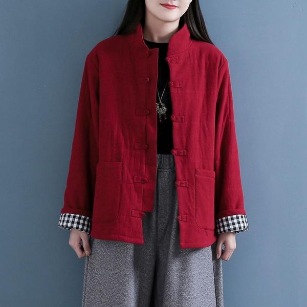 ethnic clothing chinese style women 2021 winter cotton jacket vintage long sleeve tang suit ladies warm coats 11885, Red
ethnic clothing chinese style women 2021 winter cotton jacket vintage long sleeve tang suit ladies warm coats 11885, Red
