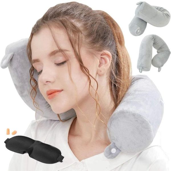 pillow 2021 u-shaped travel aircraft neck adjustable memory foam sleep home textiles contain 3d eyewear earplugs
pillow 2021 u-shaped travel aircraft neck adjustable memory foam sleep home textiles contain 3d eyewear earplugs