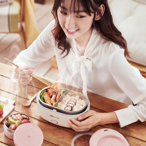 eu plug 220v electric rice cooker multi 1l electric lunch heating box portable with 2 stainless steel inner
eu plug 220v electric rice cooker multi 1l electric lunch heating box portable with 2 stainless steel inner