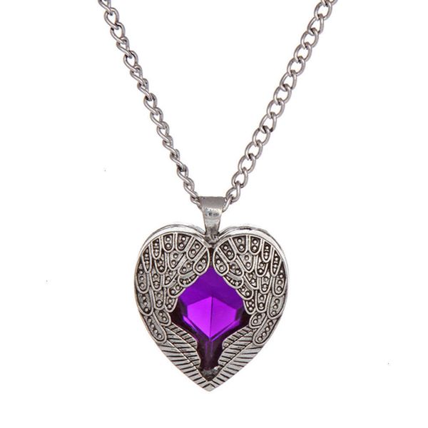 fashion long 6-color angel wings necklace heart-shaped simple long sweater chain for women, Silver
fashion long 6-color angel wings necklace heart-shaped simple long sweater chain for women, Silver