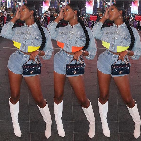 fashion women jean coat turn neck long sleeves single breasted short jackets for club streetwear 2021 autumn spring, Black;brown
fashion women jean coat turn neck long sleeves single breasted short jackets for club streetwear 2021 autumn spring, Black;brown