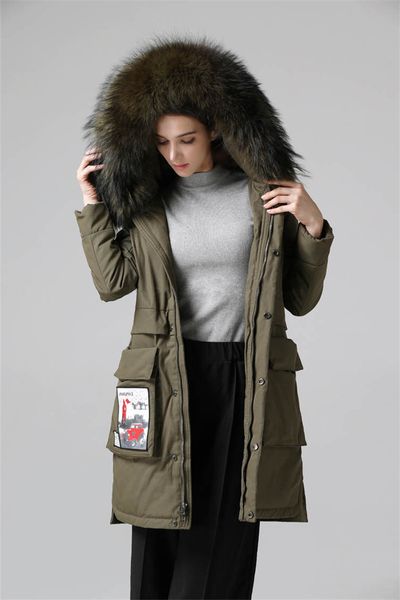 white high qulity duck down royal jacket raccoon skin collar with hood female winter coat parka mujer women's jackets wxf234 hmtl, Black
white high qulity duck down royal jacket raccoon skin collar with hood female winter coat parka mujer women's jackets wxf234 hmtl, Black