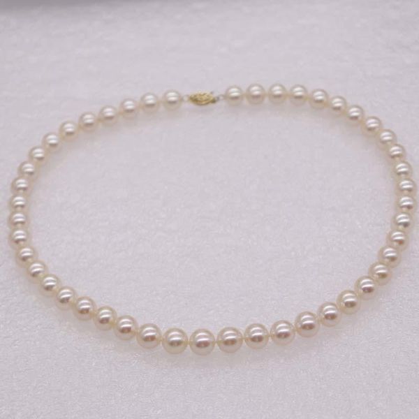 chokers hight quality 8.5-9mm round natural white real pearl necklace 14k solid gold clasp wedding jewelry, Golden;silver
chokers hight quality 8.5-9mm round natural white real pearl necklace 14k solid gold clasp wedding jewelry, Golden;silver