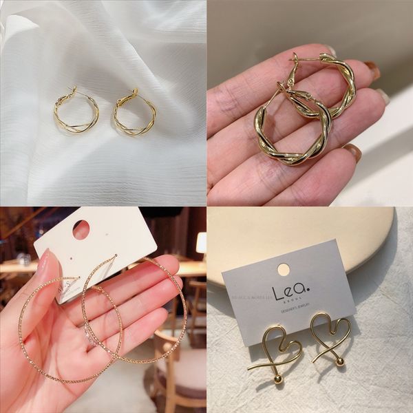 7u7 famous new york stylist ear stud women round big dianmond dangle fashion earringcrystal earrings quality earrings with earring, Golden
7u7 famous new york stylist ear stud women round big dianmond dangle fashion earringcrystal earrings quality earrings with earring, Golden