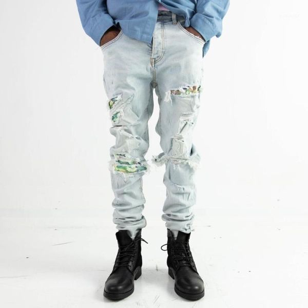 wb12444 fashion men's jeans 2020 runway luxury european design party style men's clothing1, Blue
wb12444 fashion men's jeans 2020 runway luxury european design party style men's clothing1, Blue