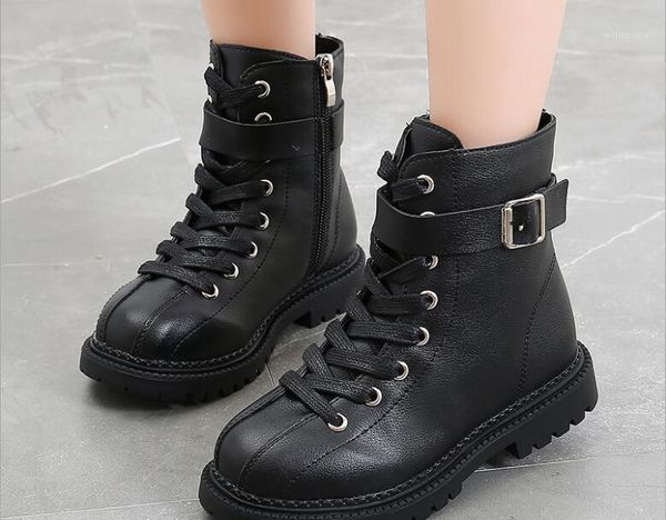 boots girls' shoes for children plus velvet high girls leather waterproof winter kids size1, Black;grey
boots girls' shoes for children plus velvet high girls leather waterproof winter kids size1, Black;grey