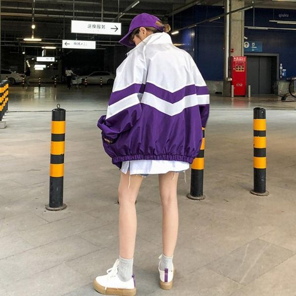 hip hop women jacke spliced bomber jacket bf loose jacket lover men women harajuku oversize female basic coats1, Black;brown 
hip hop women jacke spliced bomber jacket bf loose jacket lover men women harajuku oversize female basic coats1, Black;brown