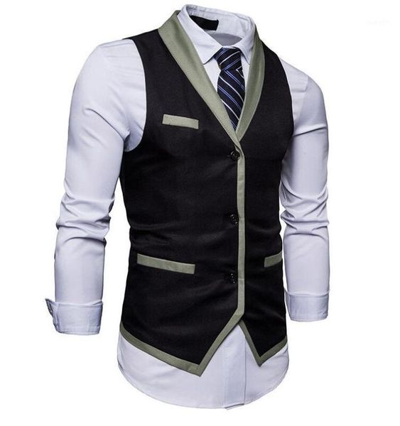 2020 korean new dress vests for men slim fit mens suit vest male waistcoat gilet homme casual sleeveless business jackets1, Black;white
2020 korean new dress vests for men slim fit mens suit vest male waistcoat gilet homme casual sleeveless business jackets1, Black;white