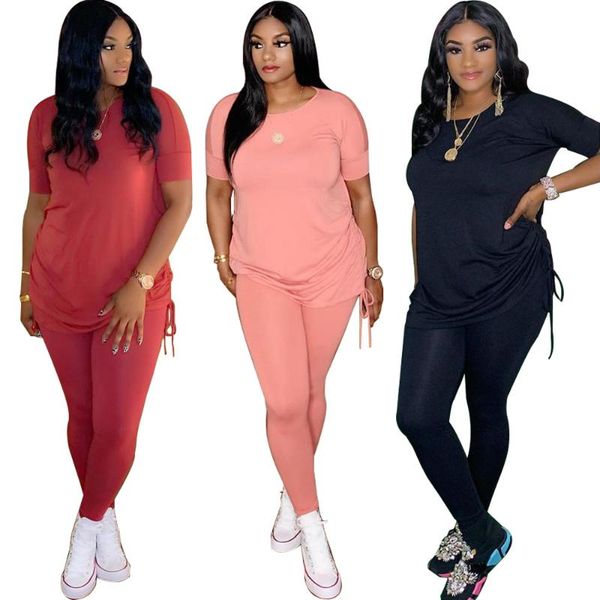 women sport tie up stacked side tee pencil jogger pants suit two piece set tracksuit matching set outfits streetwear, Gray
women sport tie up stacked side tee pencil jogger pants suit two piece set tracksuit matching set outfits streetwear, Gray