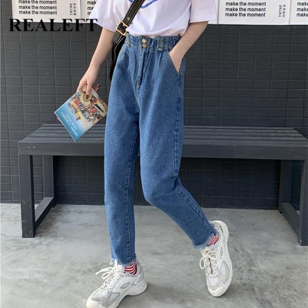 realeft 2020 spring fashion harem pants vintage elastic high waist jeans women's jeans ankle-length cowboy denim pants1, Blue
realeft 2020 spring fashion harem pants vintage elastic high waist jeans women's jeans ankle-length cowboy denim pants1, Blue